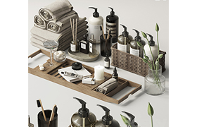 Decorative set for the bathroom - 6