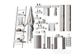 Set of bathroom accessories and decor 3