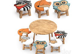 kids furniture01-animal chair