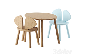 MOUSE CHAIR & TABLE by Nofred