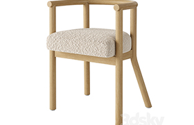 Crate and Barrel White Horse Upholstered Kids Play Chair 21