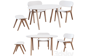 ellipse table and chair Classic