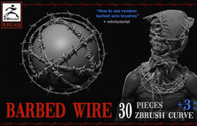 Artstation - Barbed wire - Standard License - 笔刷
