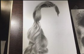 Udemy - Hyperrealistic Hair Drawing Pencil, Brush& Eraser Technique