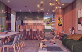 Domestika - Interior Renders with SketchUp and V-Ray Next