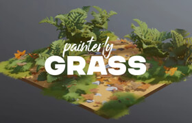 Gumroad - Painterly Grass Fields & Meadows Pack for Blender