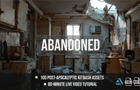 Artstation - Post-Apocalyptic Kitbash Set & Tutorial - 模型