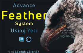 Artstation - Advance Feather System Using Yeti with Sadegh Zafarian