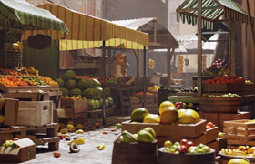 ArtStation - Fruit Market - 模型