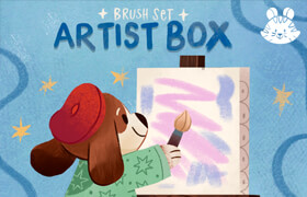 Gumroad - The Artist box brush pack for Clip Studio, Procreate & Photoshop - 笔刷