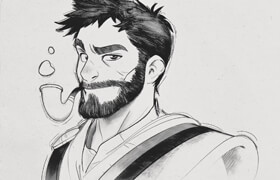 Manisalguero - Hand-Painted Character with 2D look Maya