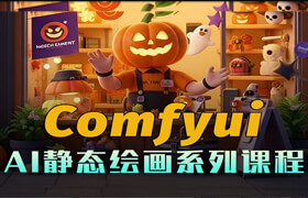 【正版】电商comfyui系统教程Kontext工作流AI绘画零基础入门到精通视频教程
