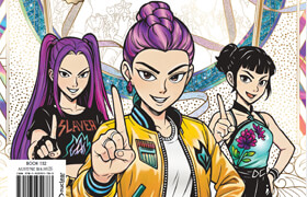 Colouring Book - K Pop Superstars, 2025 (True PDF) - book