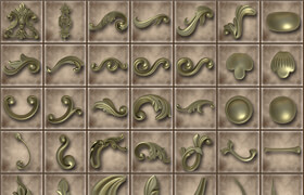 Renderhub - Ornamental Vol 03 3D Models Bundle - 模型