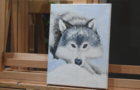 Udemy - How To Paint A Wolf In Snow Step-By-Step