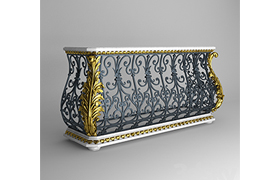 Pulaski Wrought Iron Classic Console Table