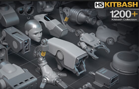 ArtStation - Hard-Surface Kitbash Collection - 模型