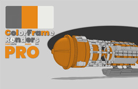 Colorframe Renders Pro - Blender 彩色线框渲染插件
