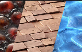 Julio Sillet 3D Art Blender Materials Collection