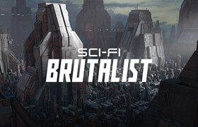 Superhive - Sci-Fi Brutalist - 模型