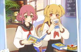 【正版】【大师】Blender三辅二动画新海诚式风格场景渲染全流程