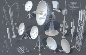 Artstation - Antennas - 21 pieces - part -3 - 模型