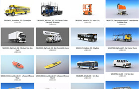 Rescue3D Assets - Vehicles Collection - 模型