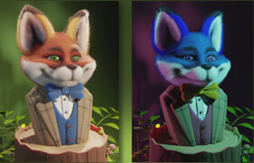 SkillShare - Mini-Class Add Textured Hair to Your Character Designs in Blender 3D