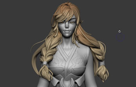 Skillshare - Sculpting Hair in Zbrush by Anna Beganska