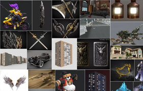 PBR Game Cars Sketchfab 3D-Models Bundle 1 November 2025