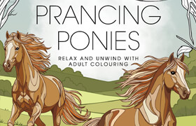 Colouring Book - Prancing Ponies , 2025 (True PDF) - book