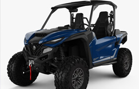 Hum3D - Yamaha Wolverine RMAX2 1000 2021 3D Model