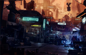 KitBash3D - Black Market Blend