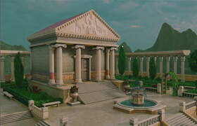 Udemy - Stylized Blender 3D Environment Greek Temple Workshop