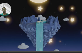 Udemy - The Moon’s Resting Place A Low Poly Blender Scene