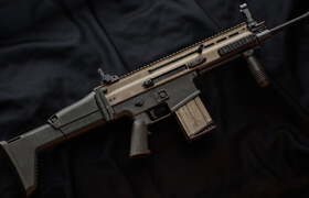 Artstation - Ultimate 3D Game Ready Weapon Tutorial - SCAR