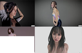 Female 3D Scan Models Bundle