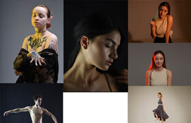 Artstation网站的17套人物参考照片素材包