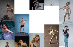 Artstation 网站的人物姿势动作参考照片29套