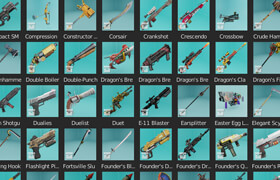 Fortnite Weapon Asset Library - 模型