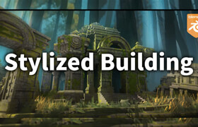 Stylized Building Library Vol.1 Kitbash Assets v1.0.1