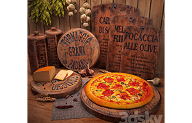 Decorative set for the kitchen