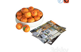 Fruit bowl mandarins