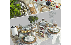 Table setting 37 Breakfast - 4 Corona