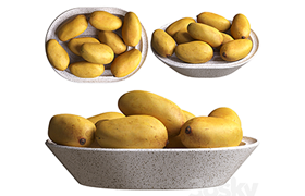 Mango in fruit bowl 02