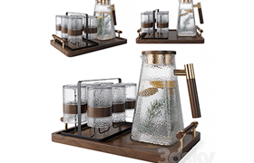 Glass Decanter Set 3