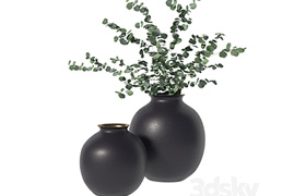 RH Burnished Brass Vase