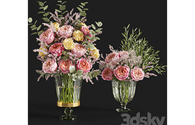 Flower Set 018 Rose Caspian