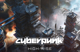 Superhivemarket - High Rise - Cyber Futuristic 3D Kitbash Pack - 模型