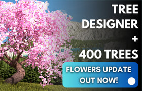 TreeDesigner + 400 Procedural Trees